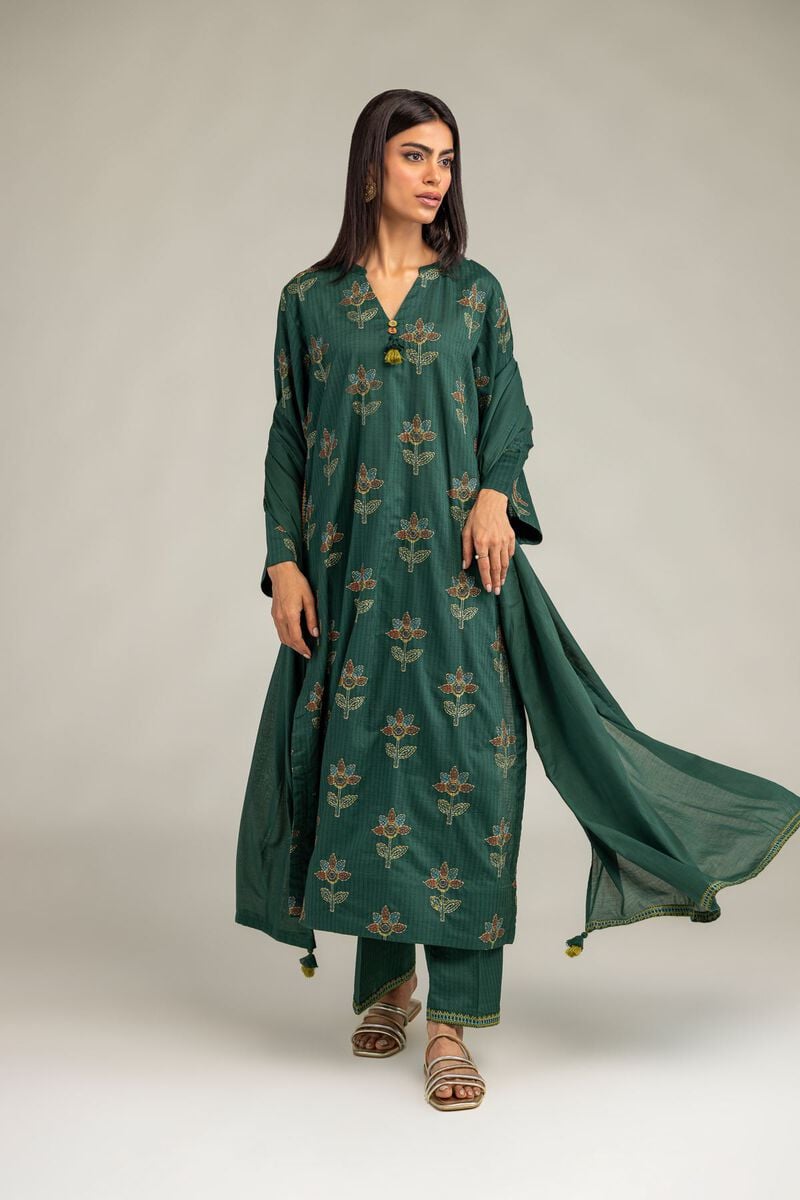 Floral Lawn Dupatta
