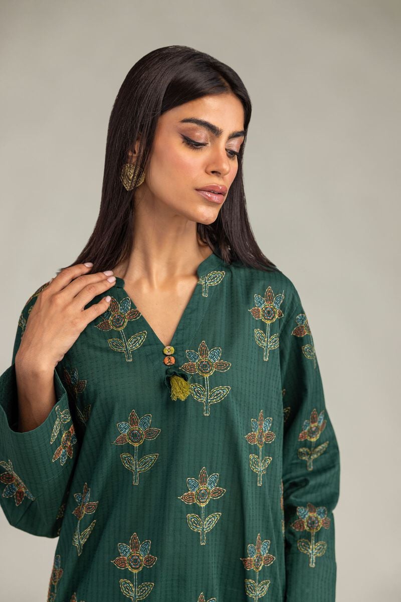 Floral Longline Kurta