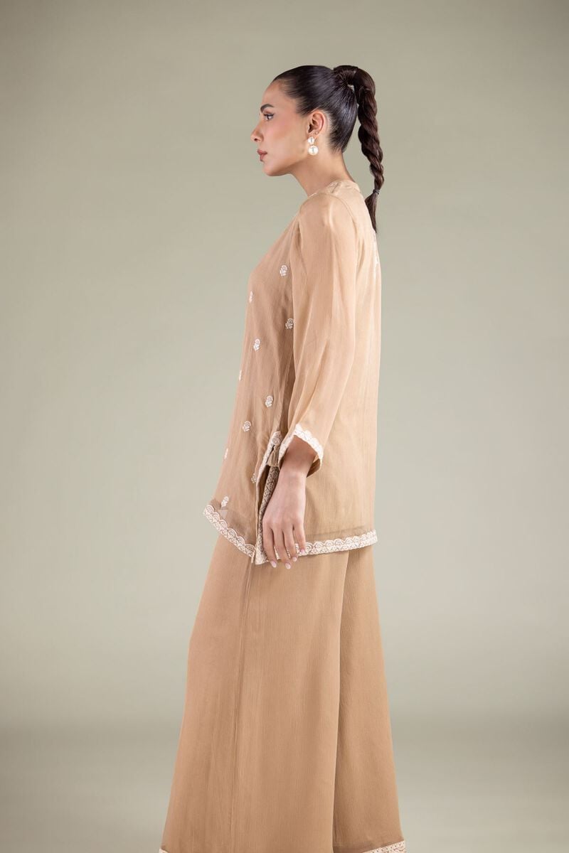 Floral Scalloped Kurta