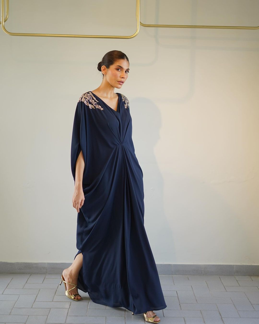 Regalia Navy Kaftan-Semi Formal'25