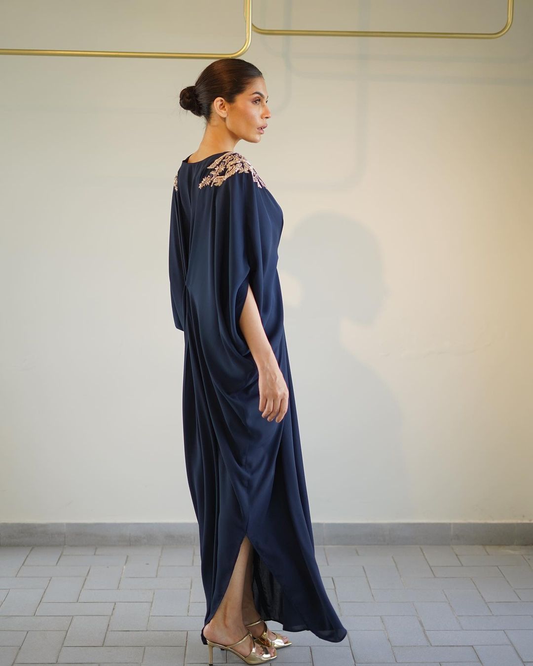 Regalia Navy Kaftan-Semi Formal'25