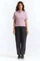 Ribbed Polo Shirt