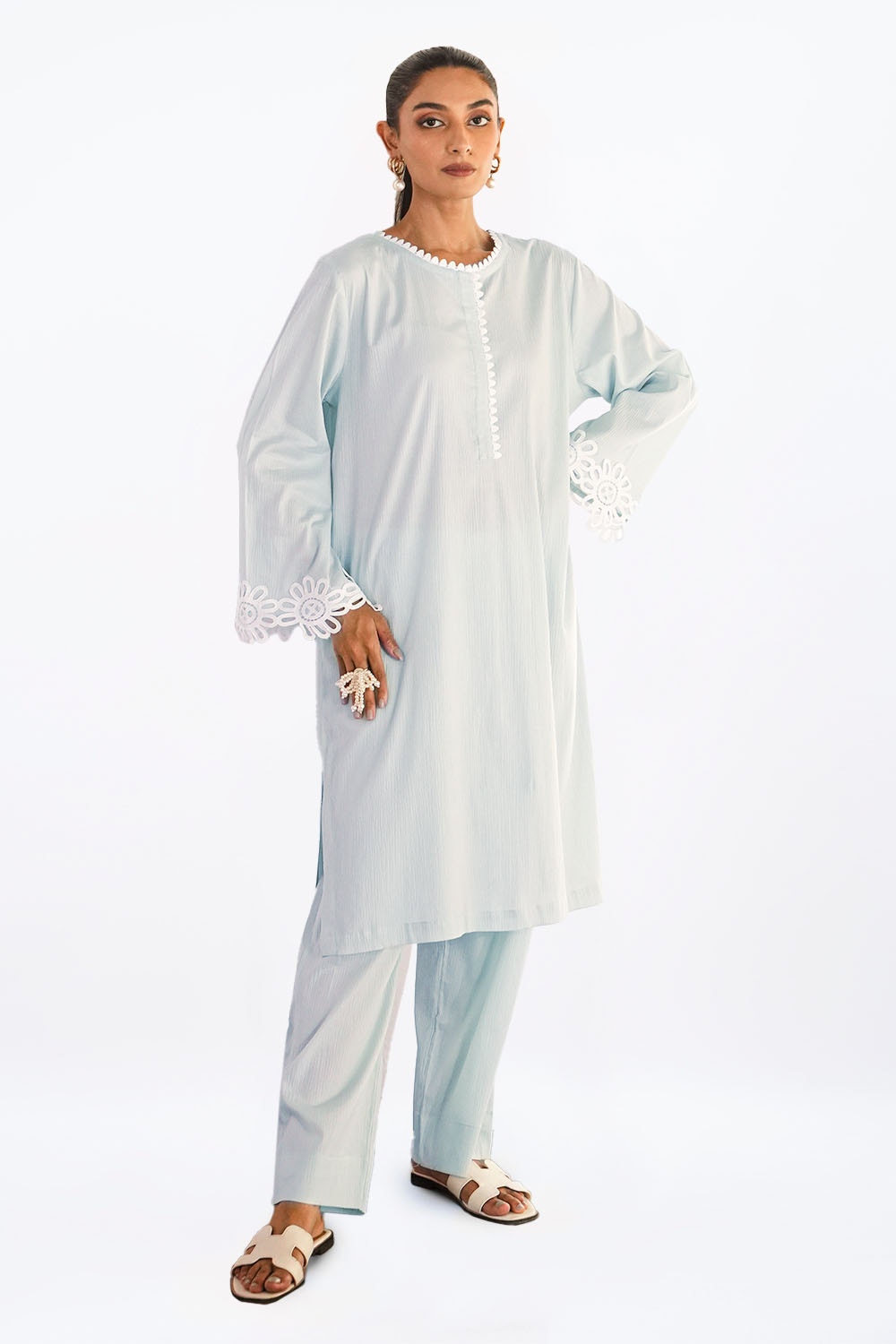 Ripple Crinkle Dyed Co-Ord Set