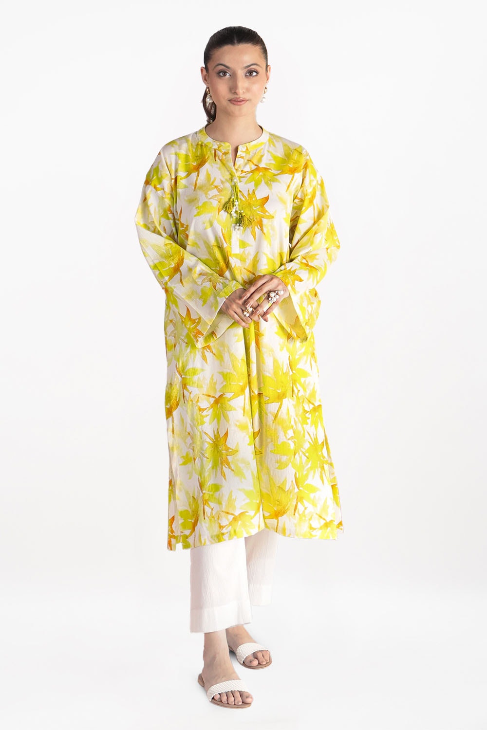 Ripple Crinkle Printed Co-Ord Set