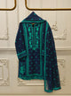 3 Piece Pure Embroidered Cotton Net Suit S114070