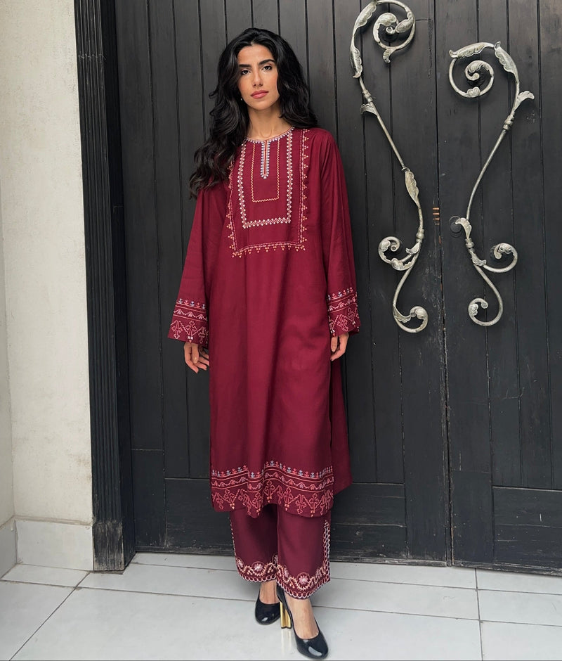 Carnation Set - Maroon