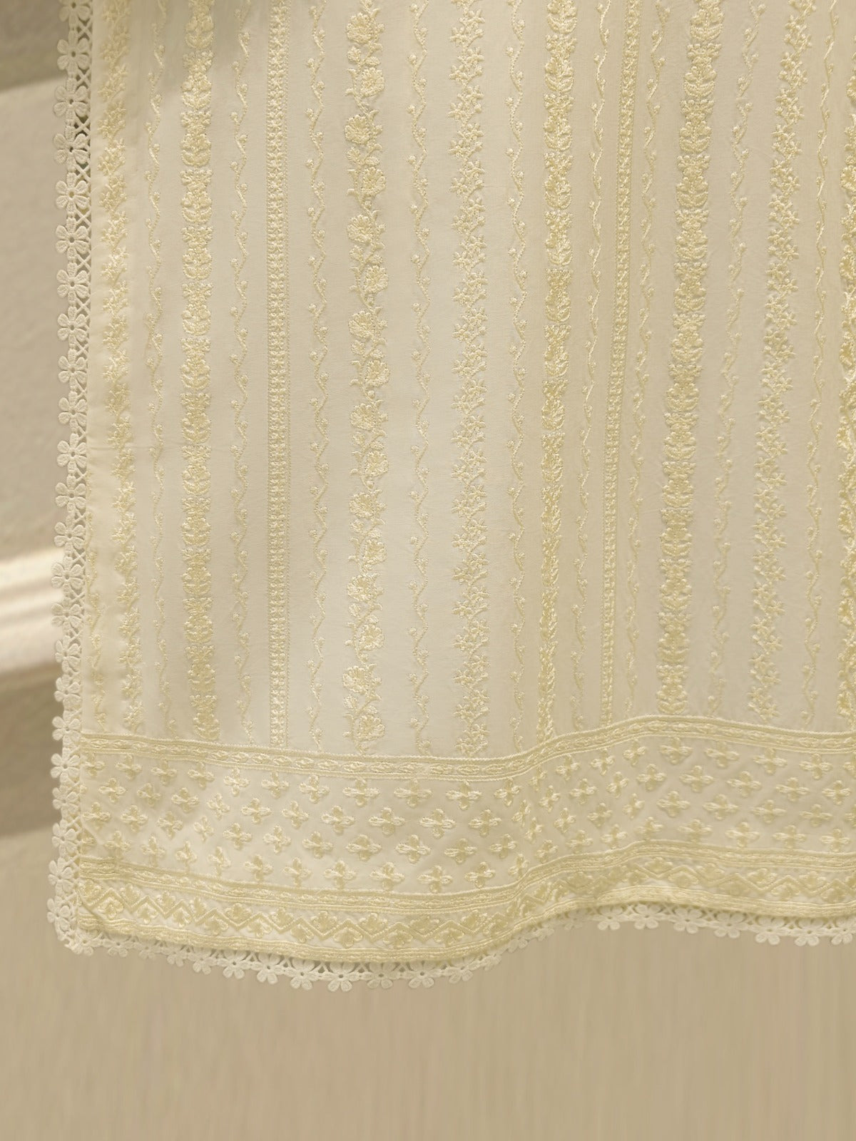2 Piece - Embroidered Cotton Suit S113761