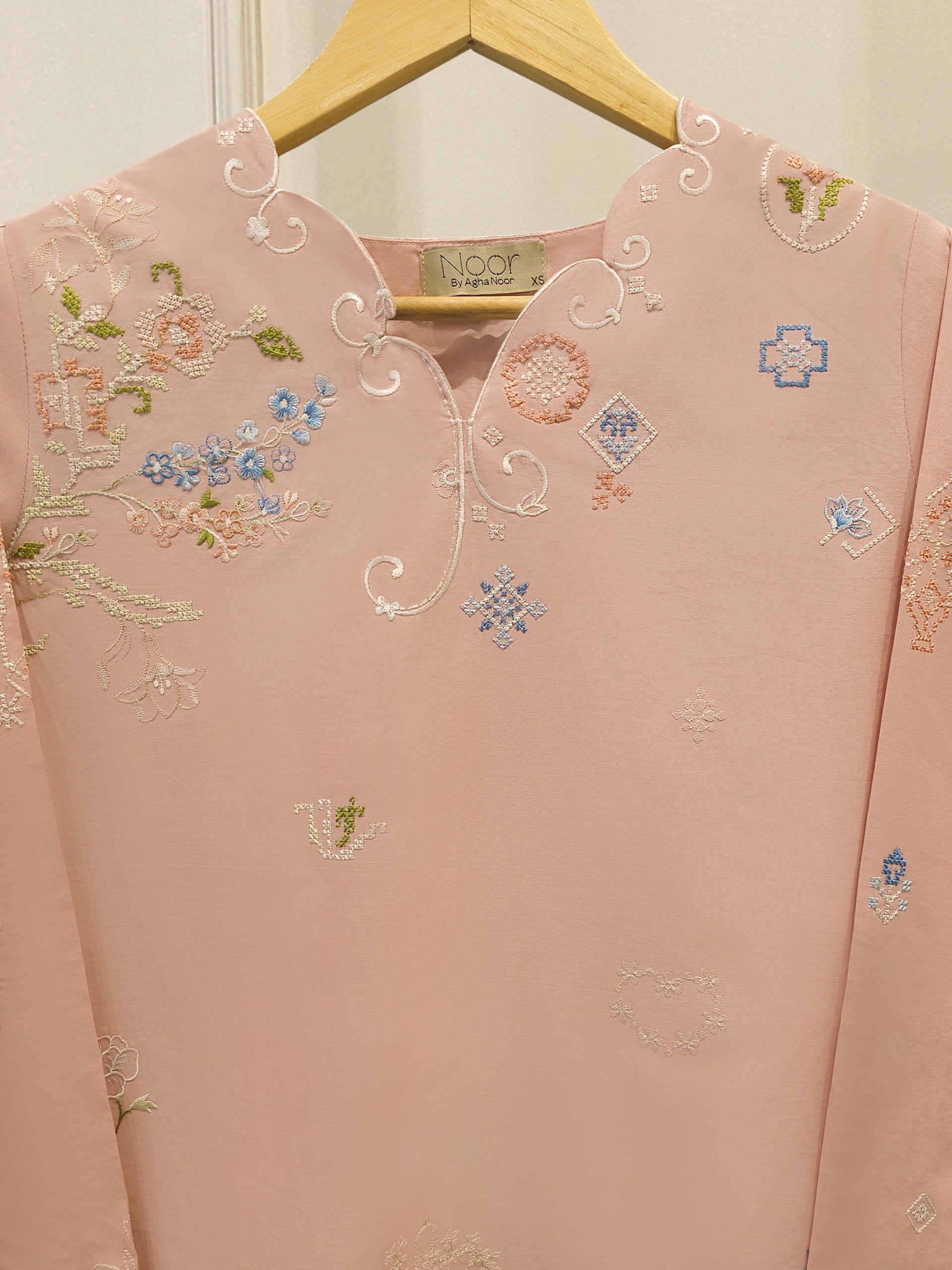 3 Piece Embellished Organza Suit
