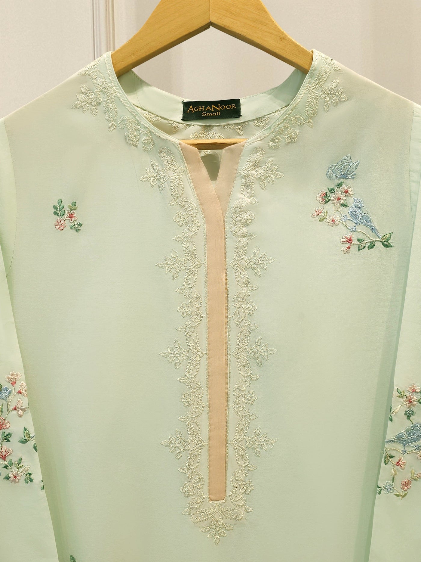 2 Piece - Embroidered Cambric Suit S114092