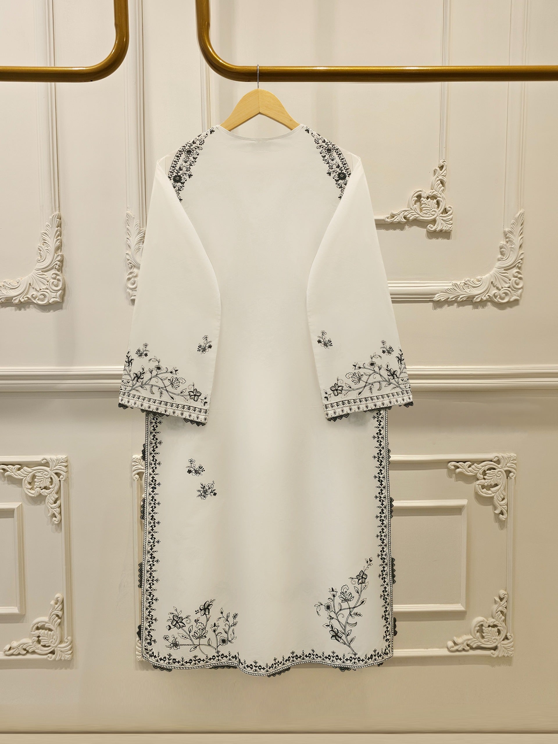 2 Piece - Embroidered Cambric Suit S114753