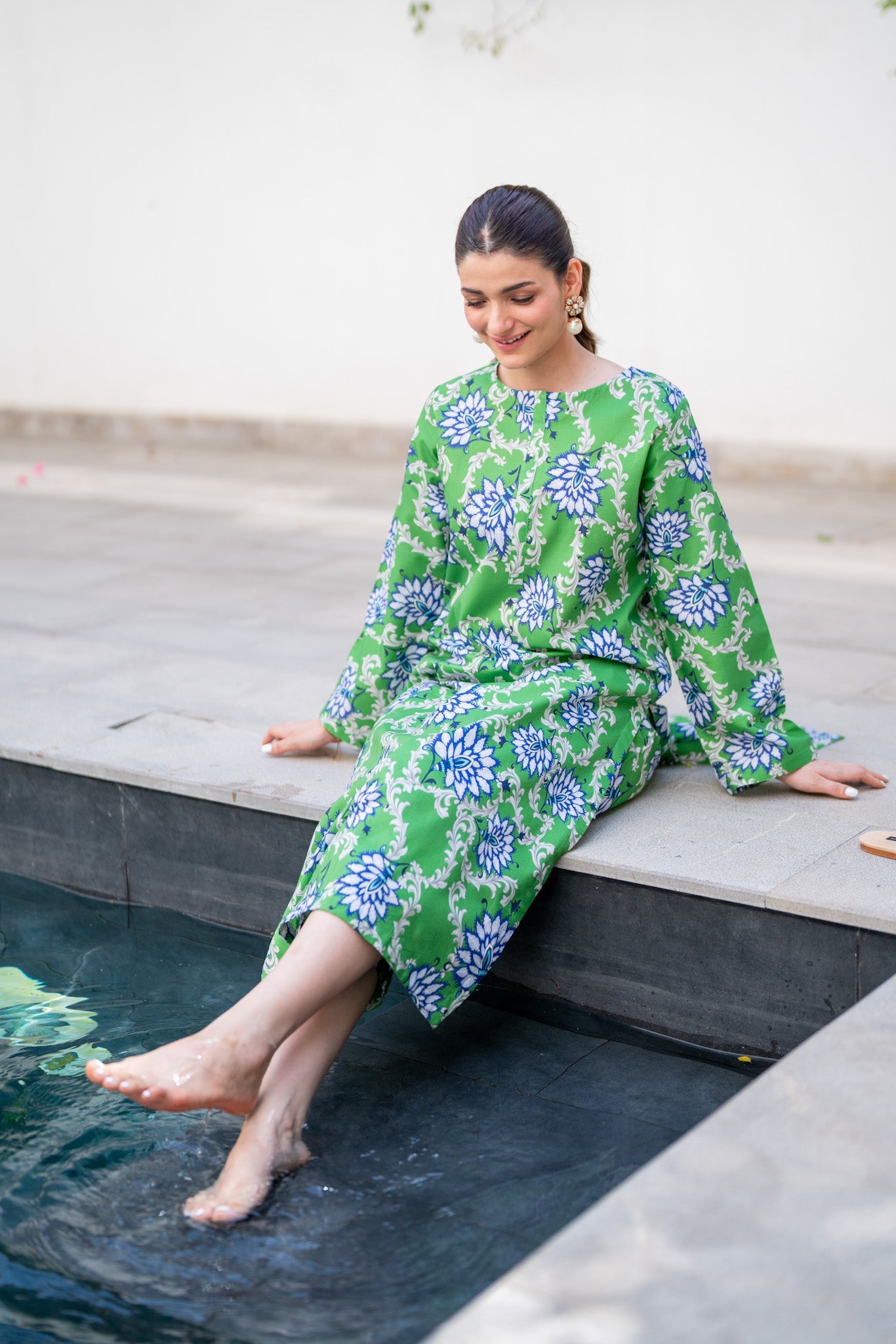 Art Nouveau CO-ORD Set - Long Shirt