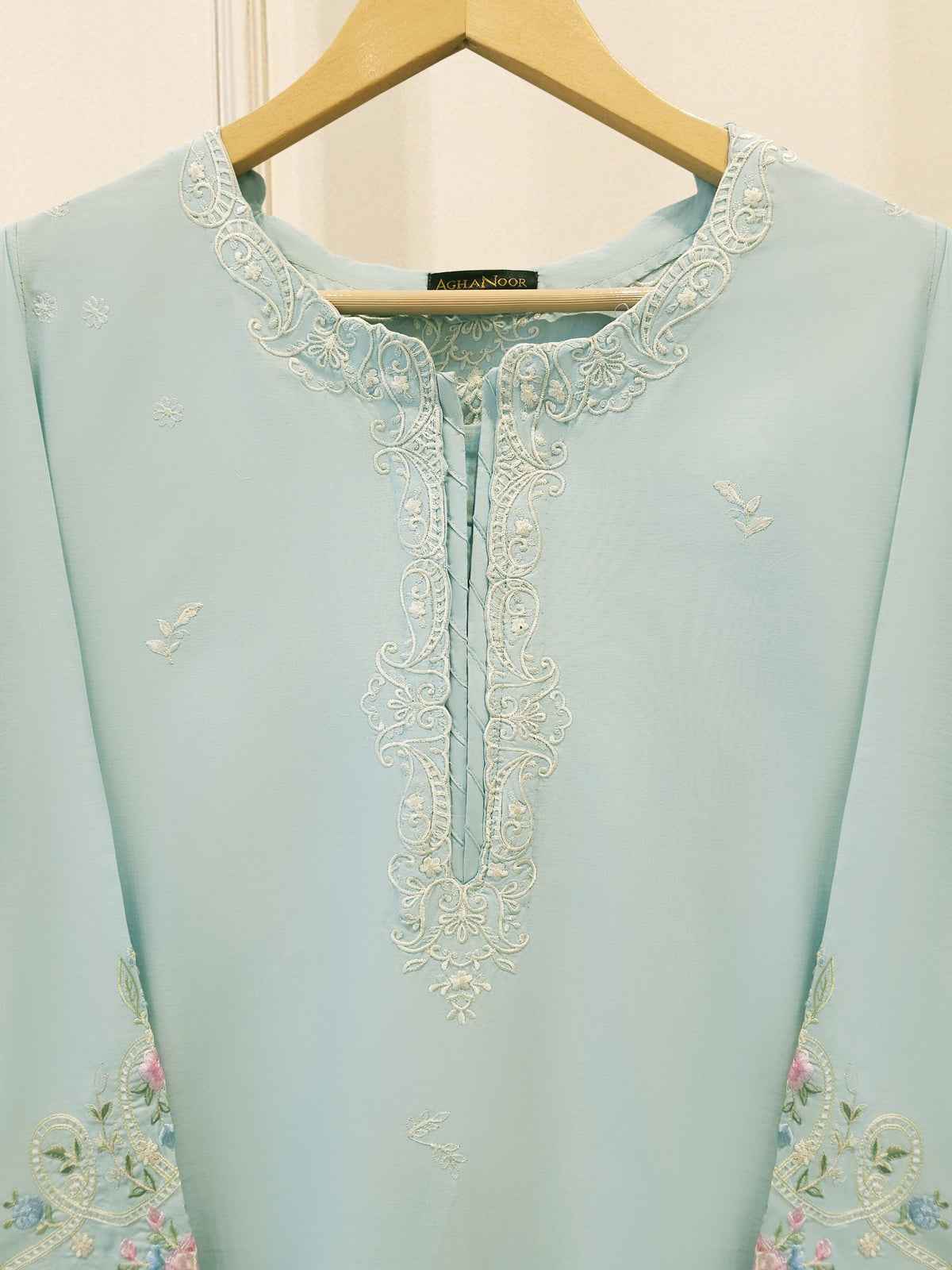 2 Piece - Embroidered Cambric Suit S115526