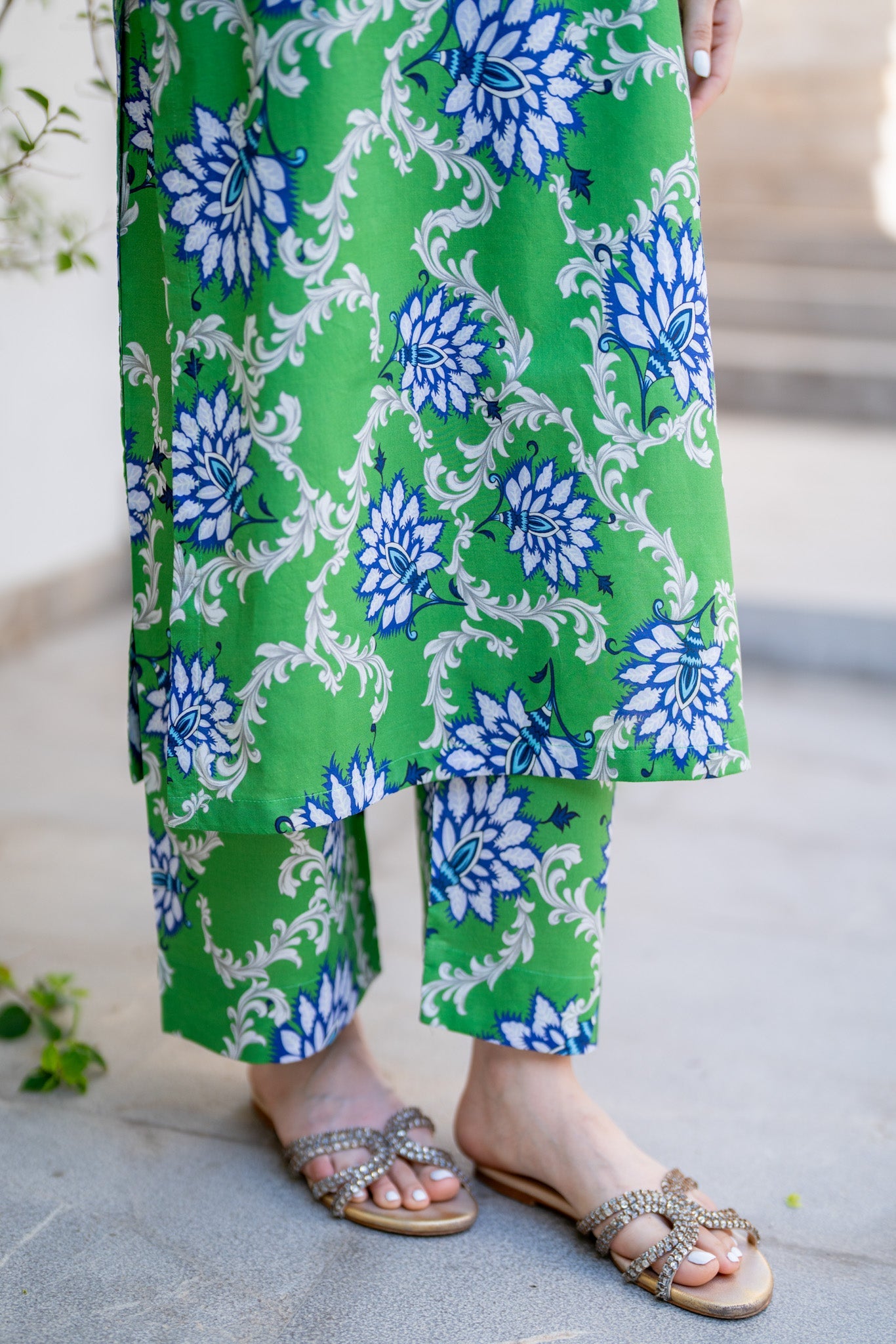 Art Nouveau CO-ORD Set - Long Shirt