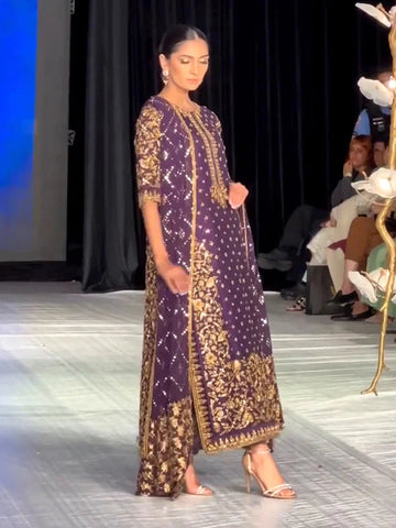 Haris Shakeel Brides – Purple Style
