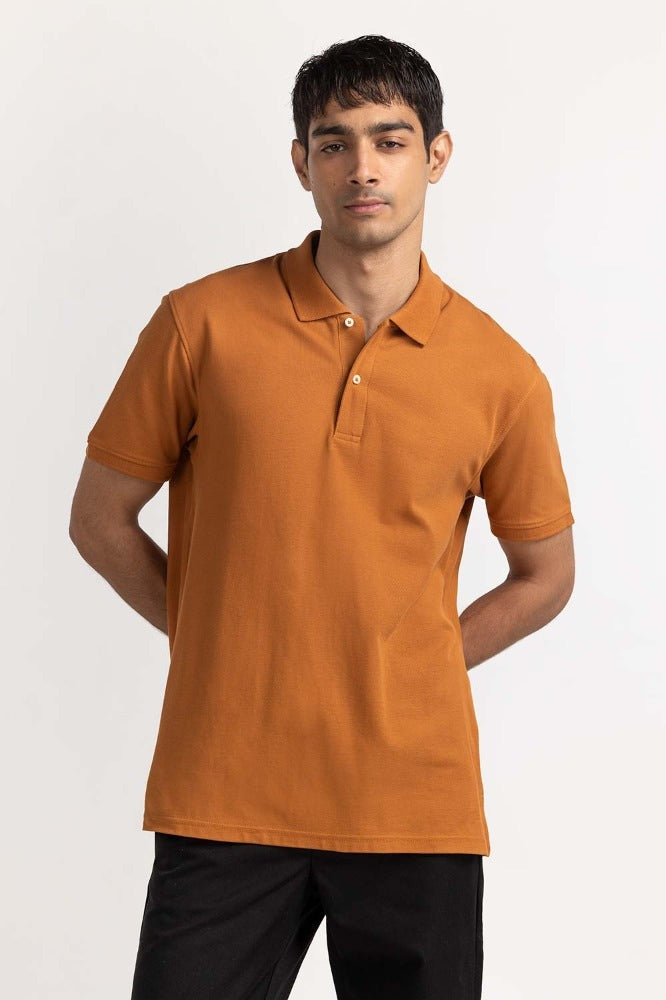 Roasted Pecan Signature Polo