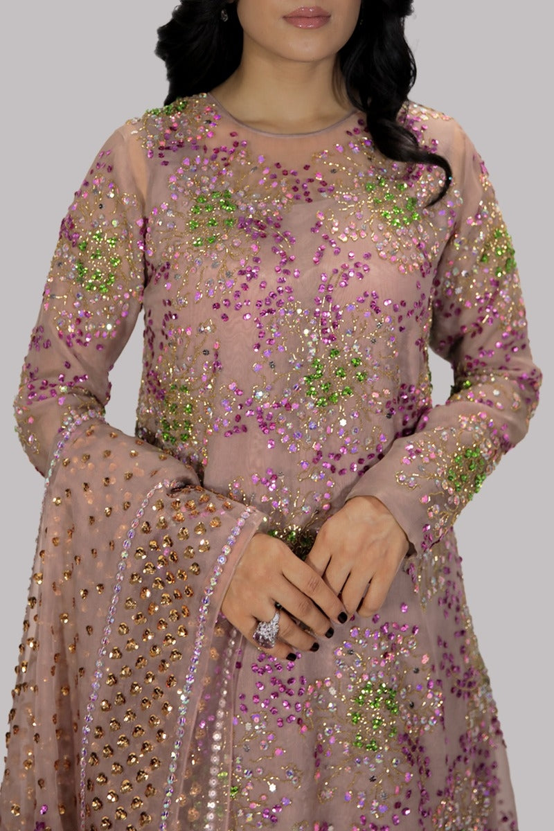 Rose Dust Organza Set