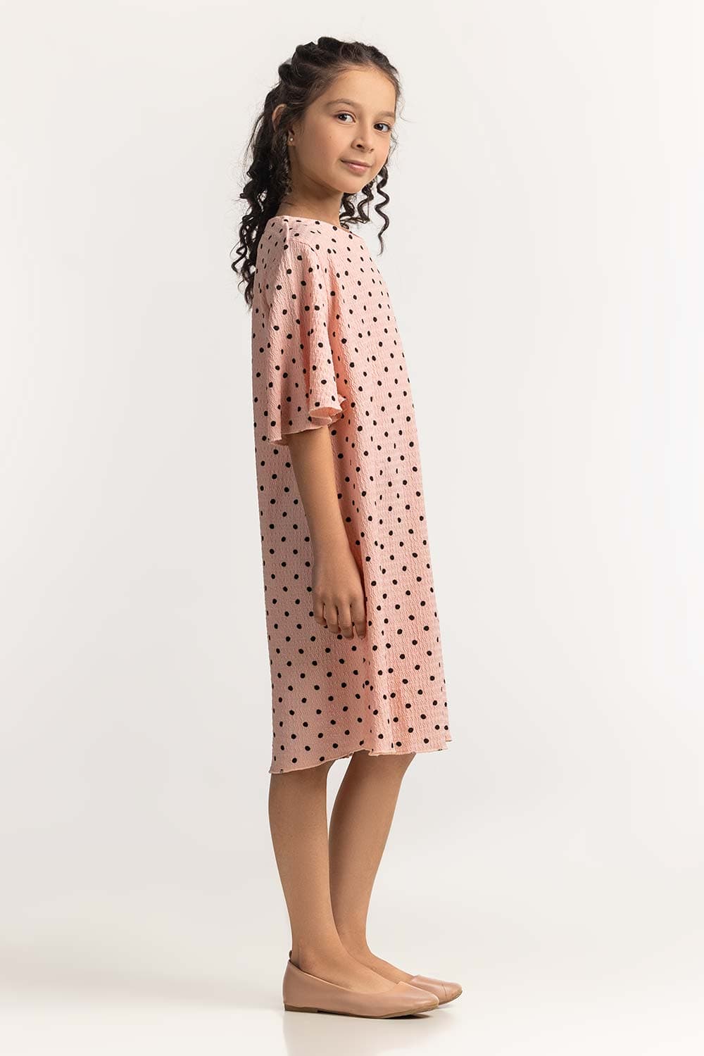 Round Neck Loose Fit Dress