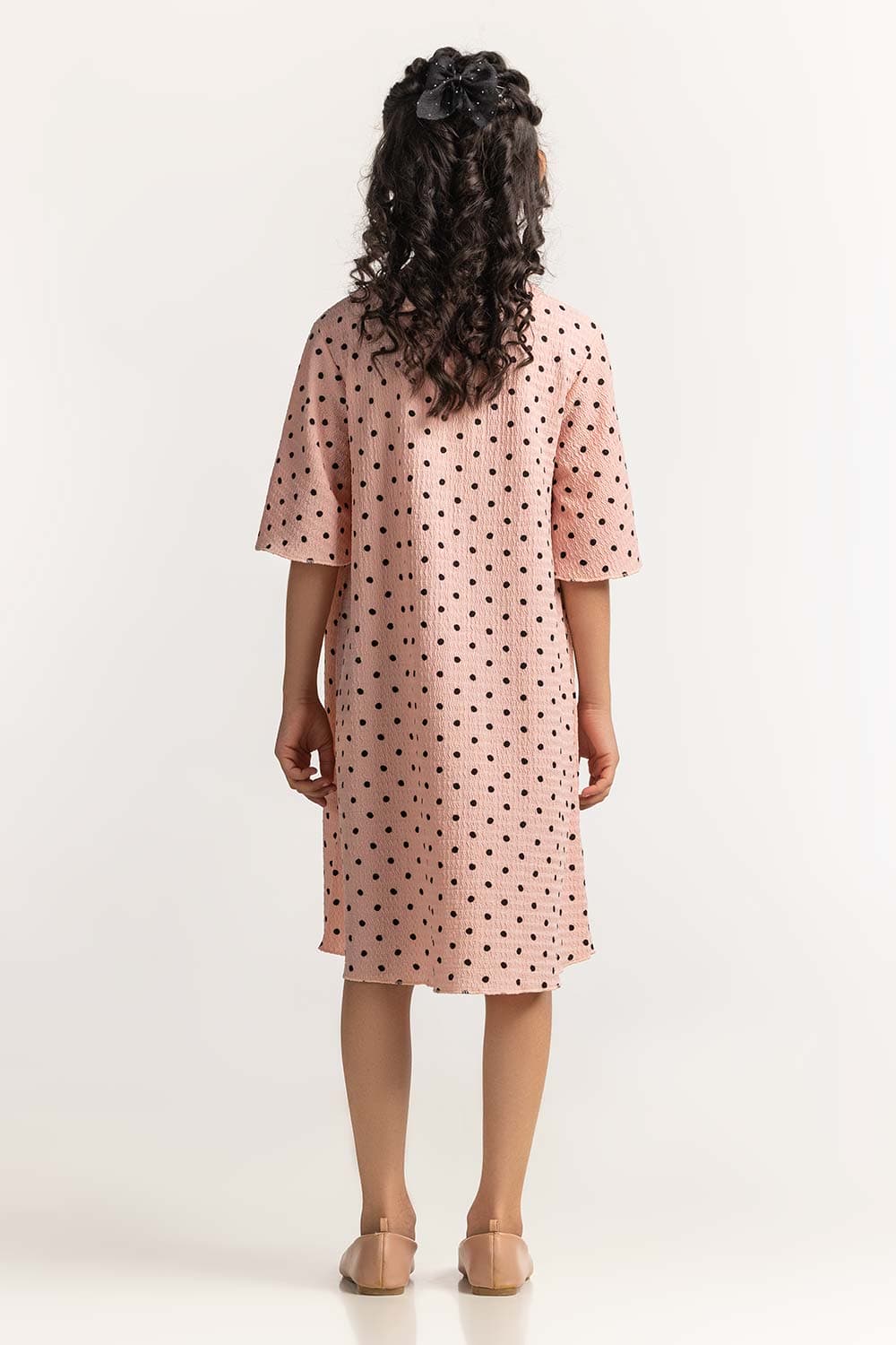 Round Neck Loose Fit Dress