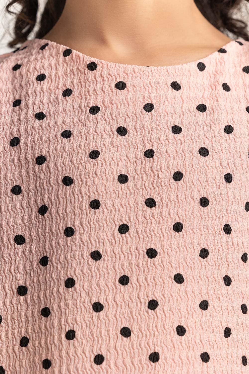 Round Neck Loose Fit Dress