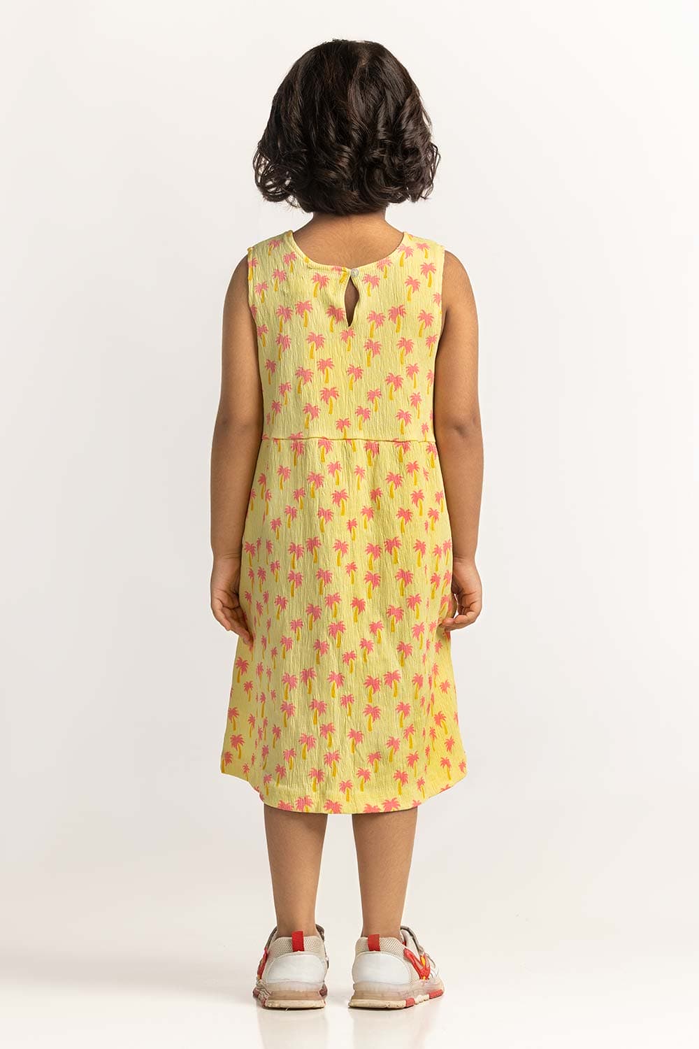 Round Neck Printed Dress