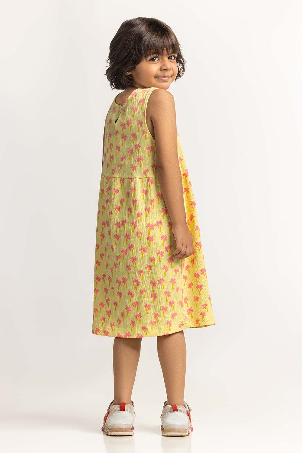 Round Neck Printed Dress