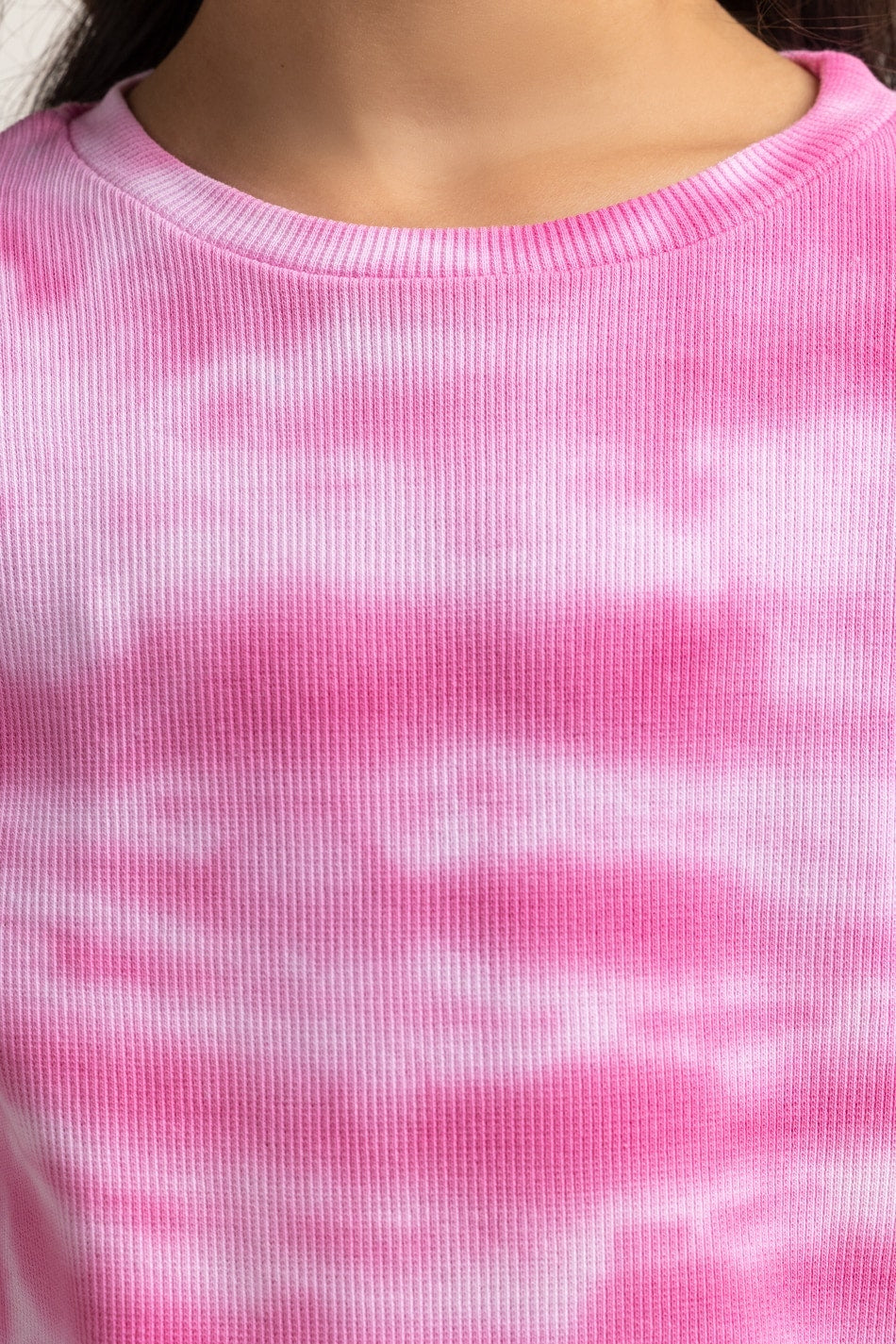 Round Neck Tie-Dye Dress