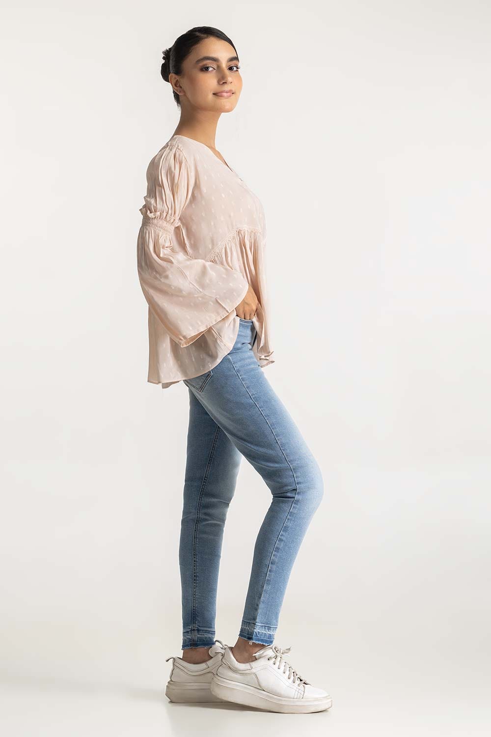 Ruffled Layered Blouse