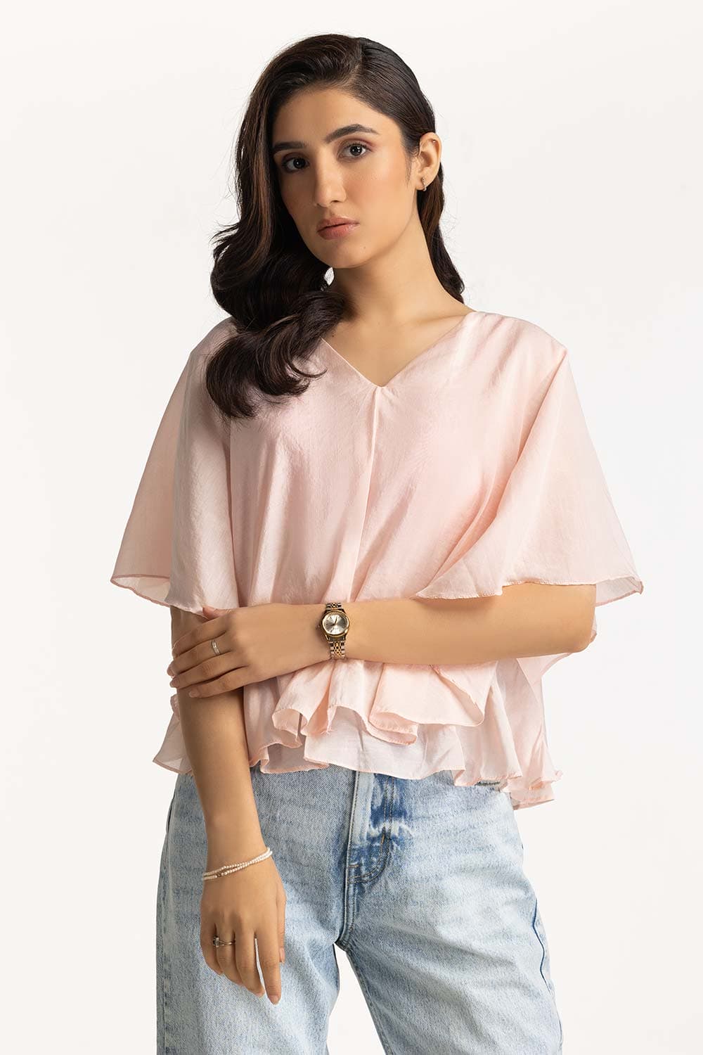 Ruffled Layered Blouse