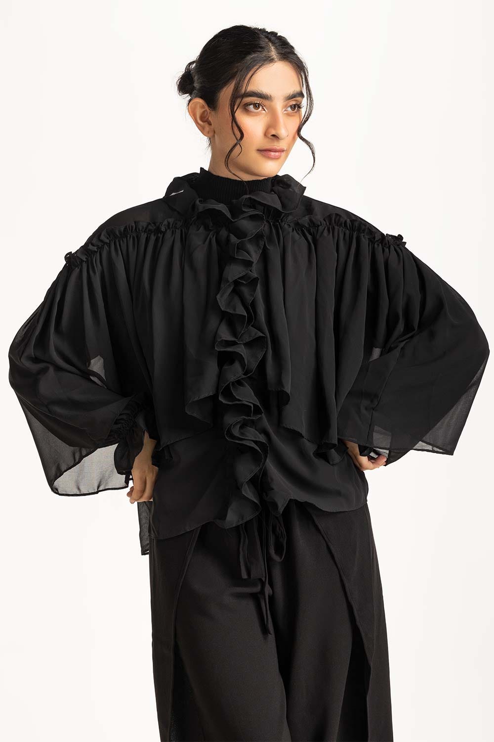 Ruffled top