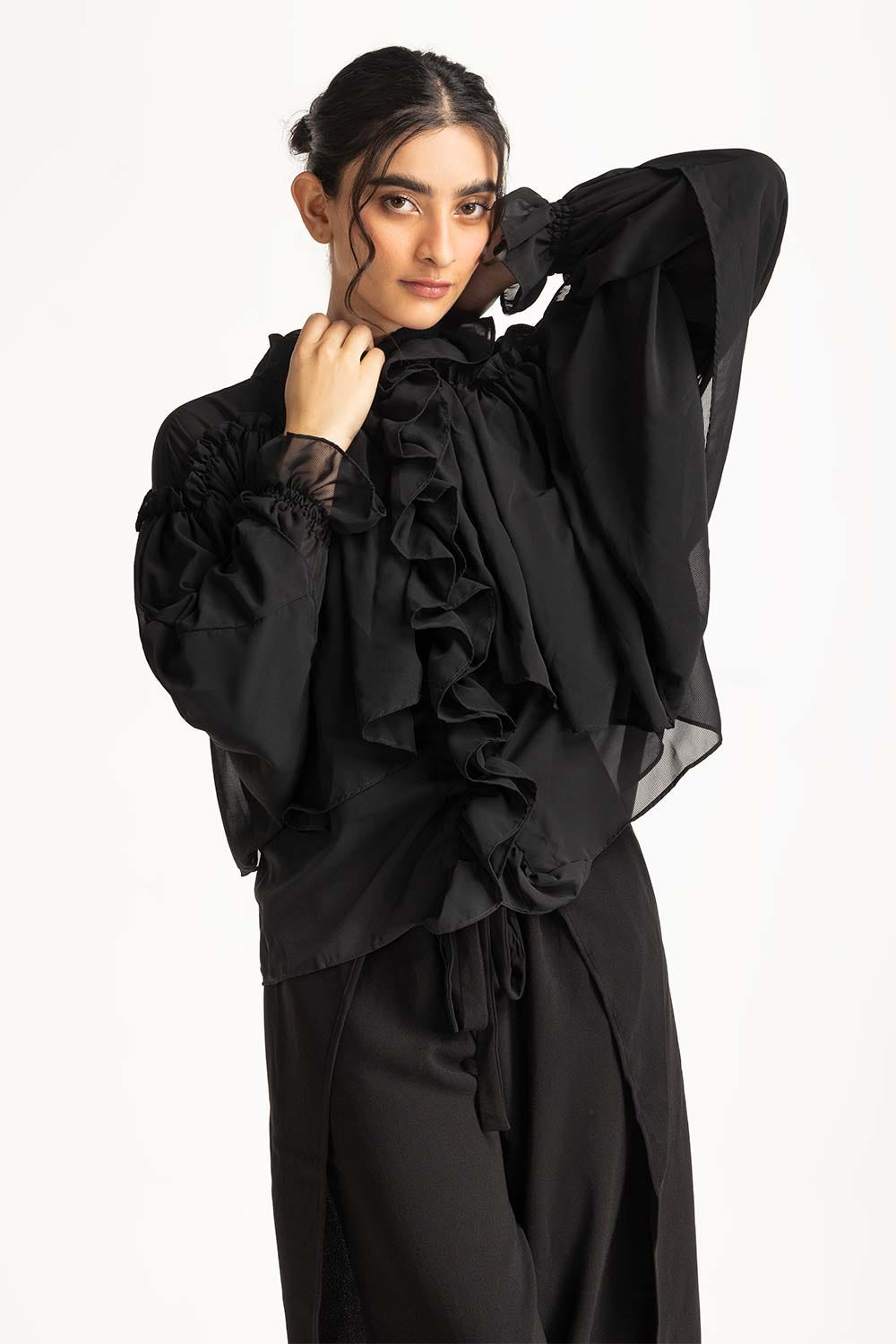 Ruffled top