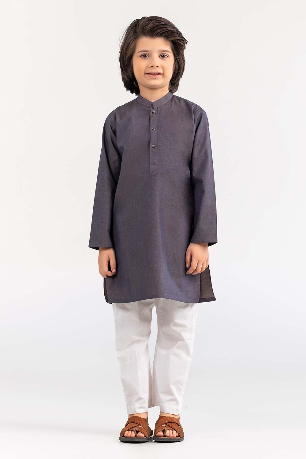 Rust Kids Basic Kurta KKP-1830