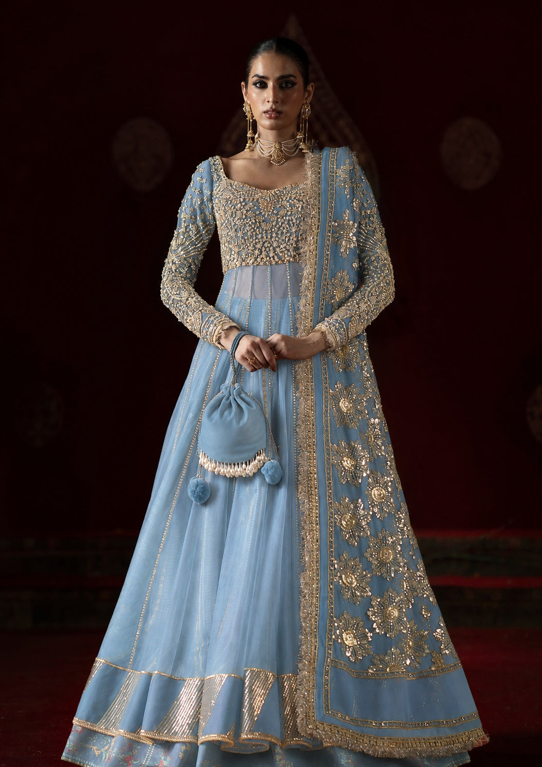 Saad Bin Shahzad – Amal Style (Powder Blue, Colour Customised)