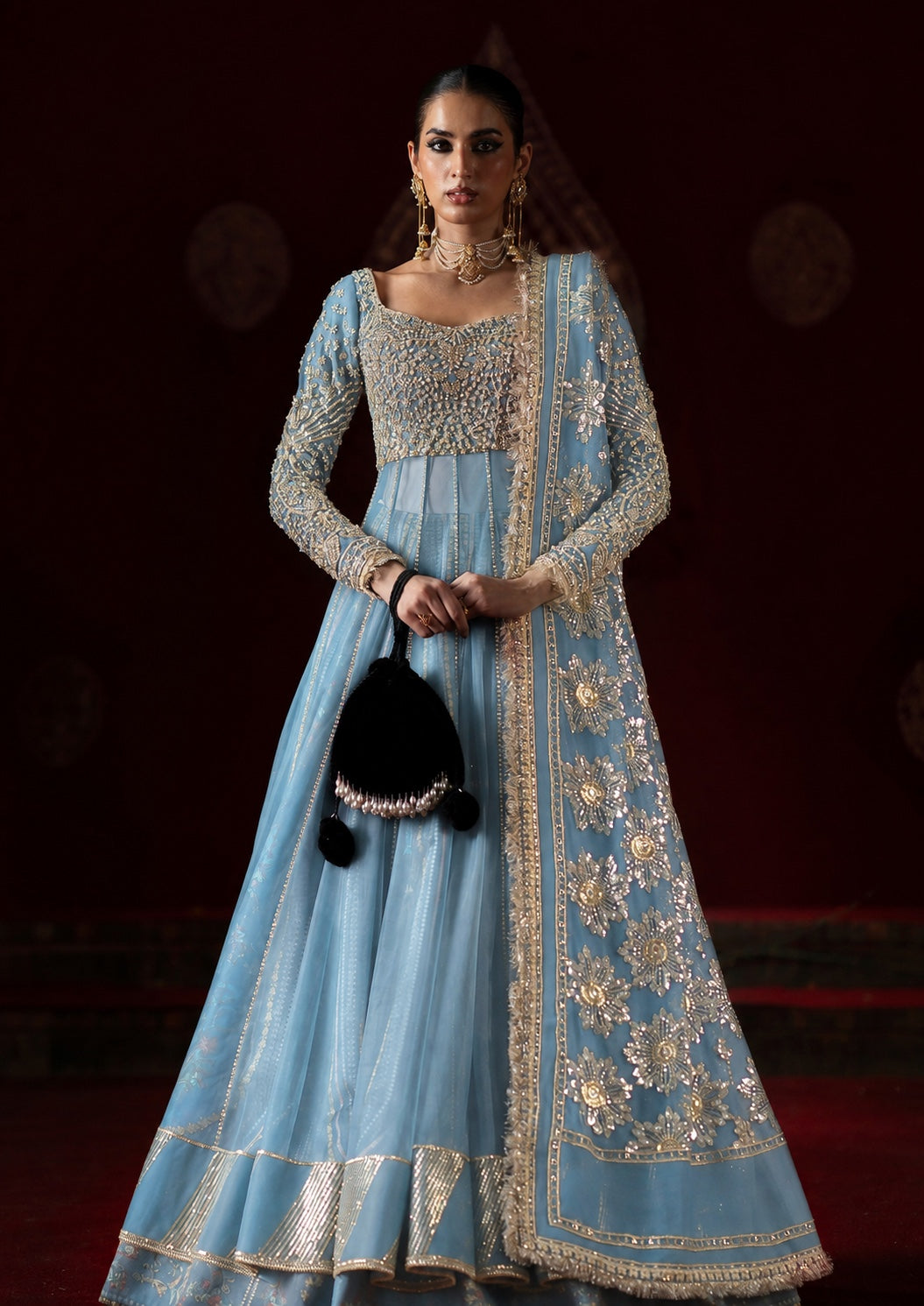 Saad Bin Shahzad – Amal Style (Powder Blue, Colour Customised)