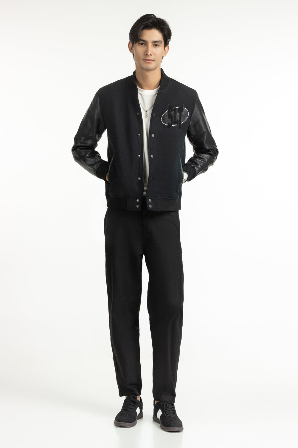Regular Fit Pu Jackets