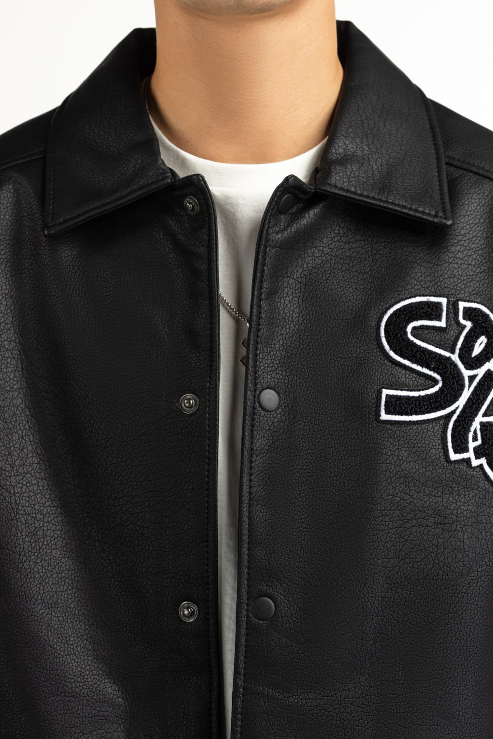 Regular Fit Pu Jackets