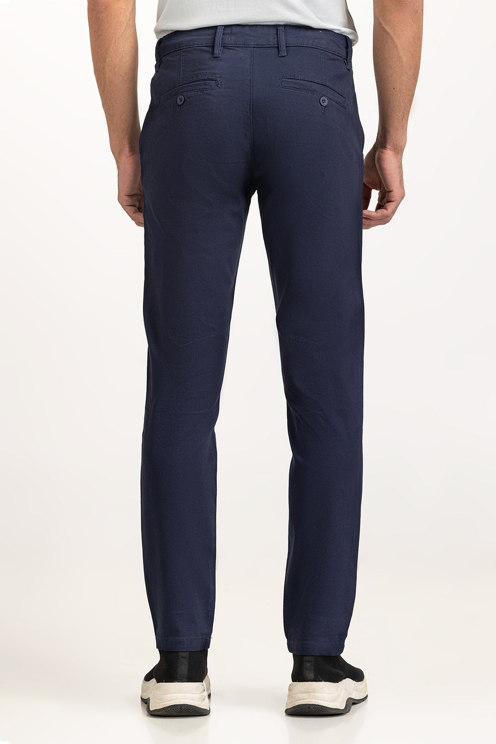 Plain Dyed Khaki Pants