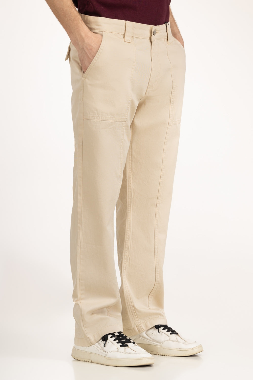 Straight Fit Trousers