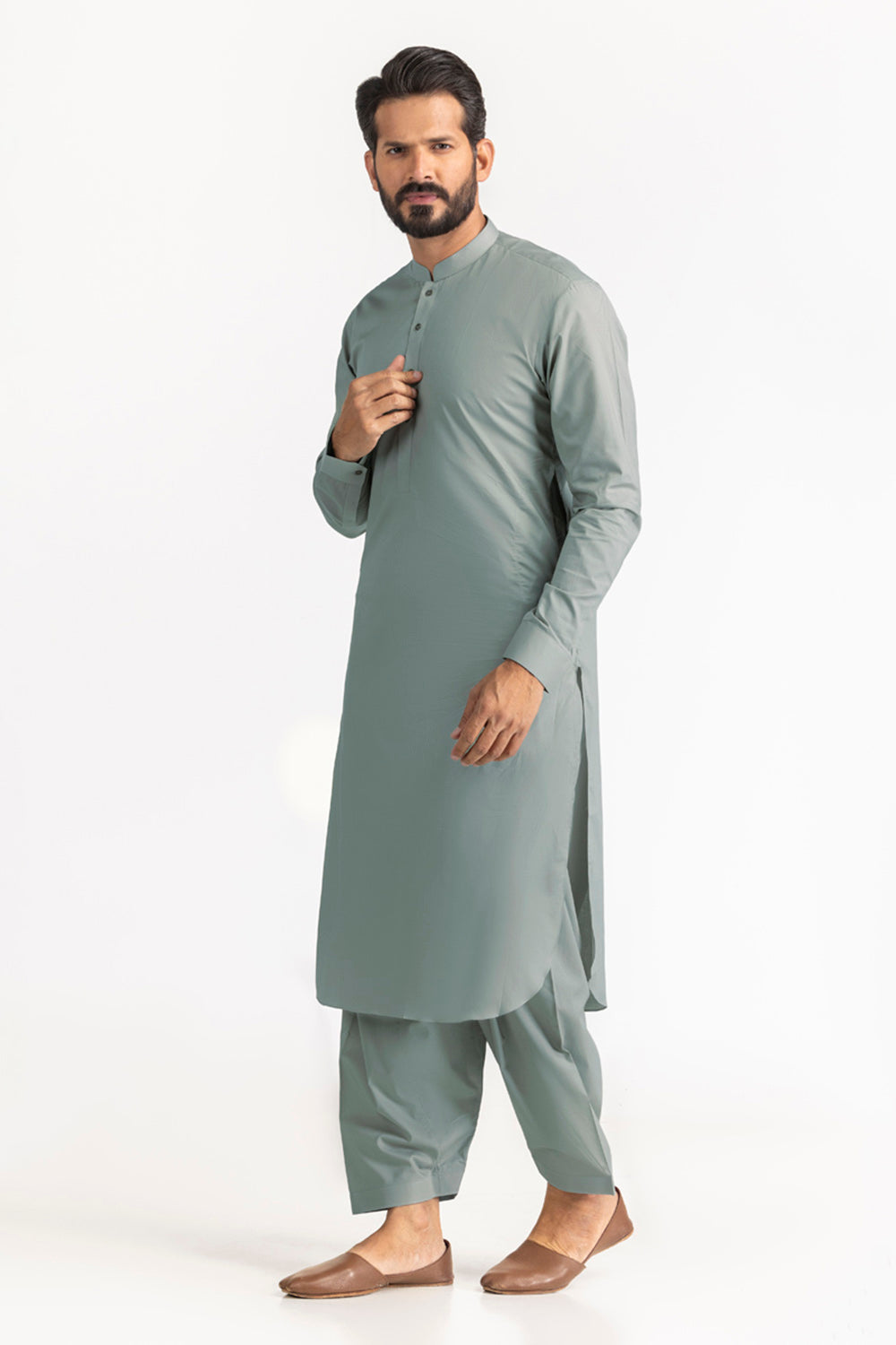 Sangam Cotton Unstitched Fabric Cotton-Lf
