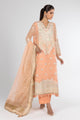Stitched Peach Embroidered Shirt