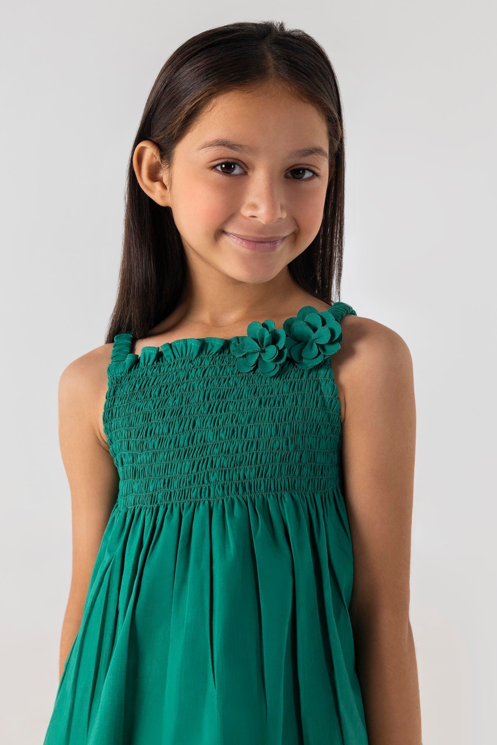 Stitched Kids Dyed Poplin Top