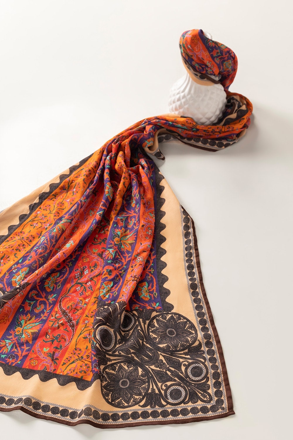 Printed Khadi Scarf
