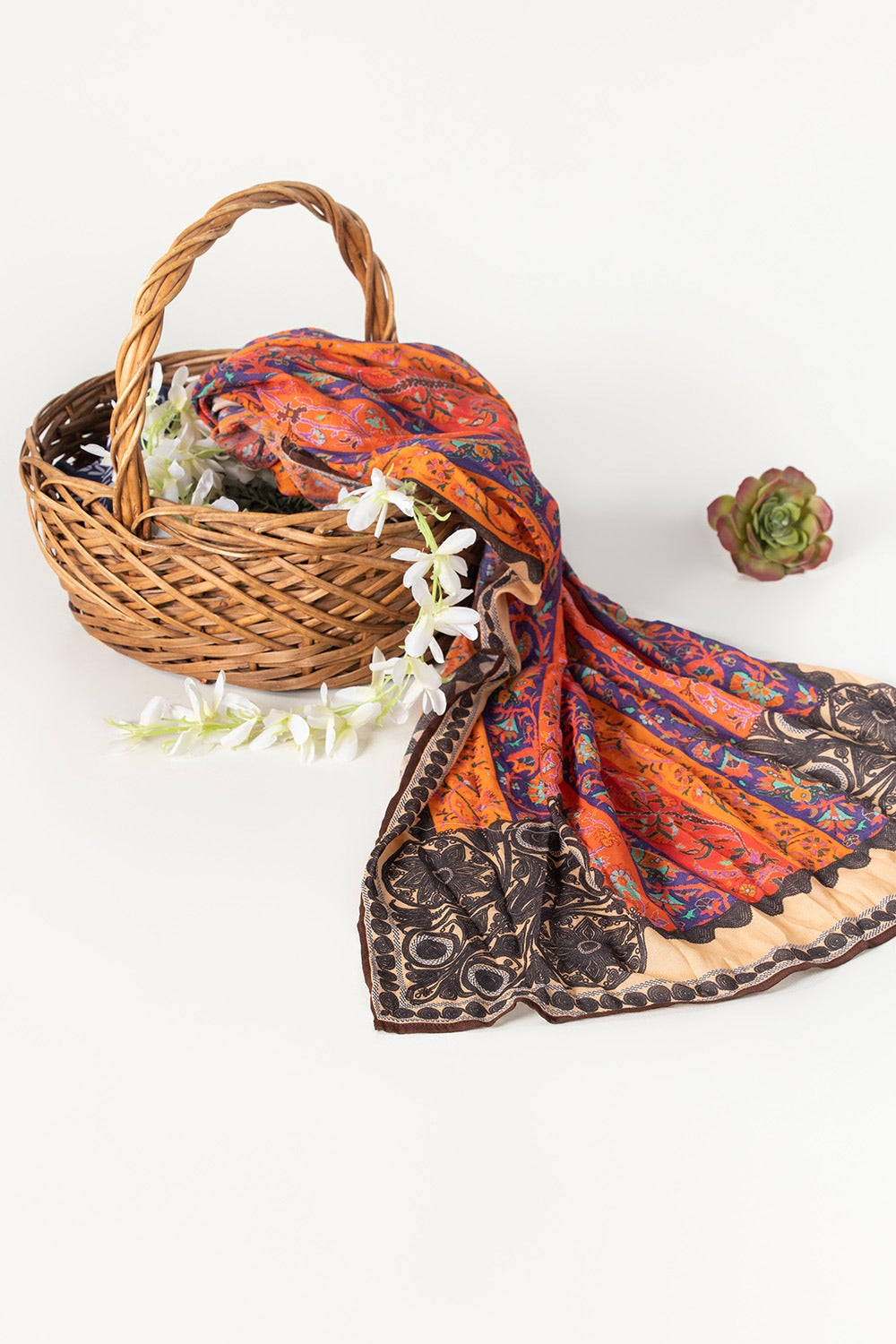Printed Khadi Scarf