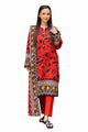 3 Piece Unstitched Printed Khaddar Suit