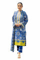 3 Piece Unstitched Printed Khaddar Suit
