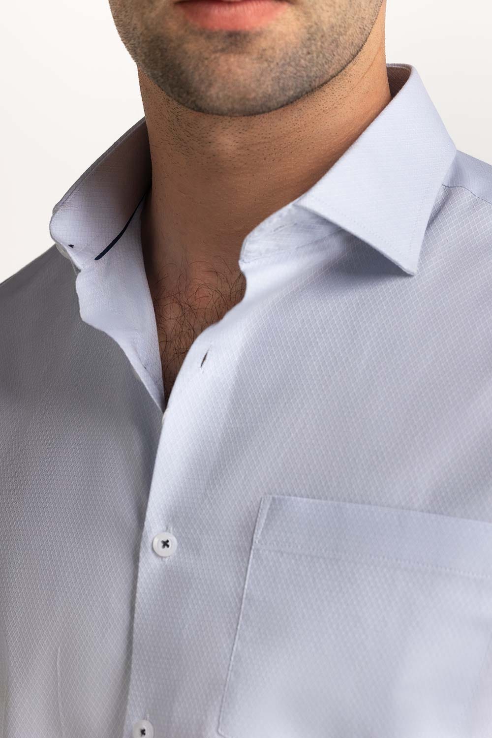 Self Textured Formal Shirt