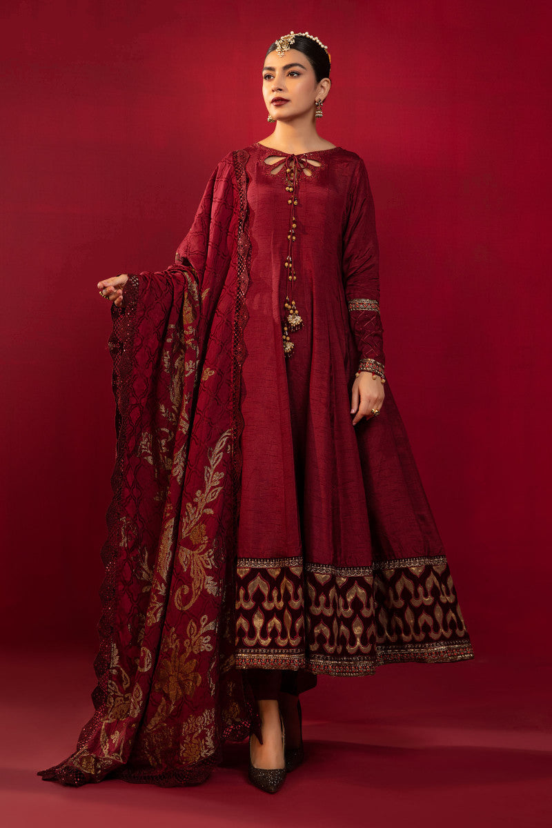 Fancy Stitched Eid Luxe Printkari 2024