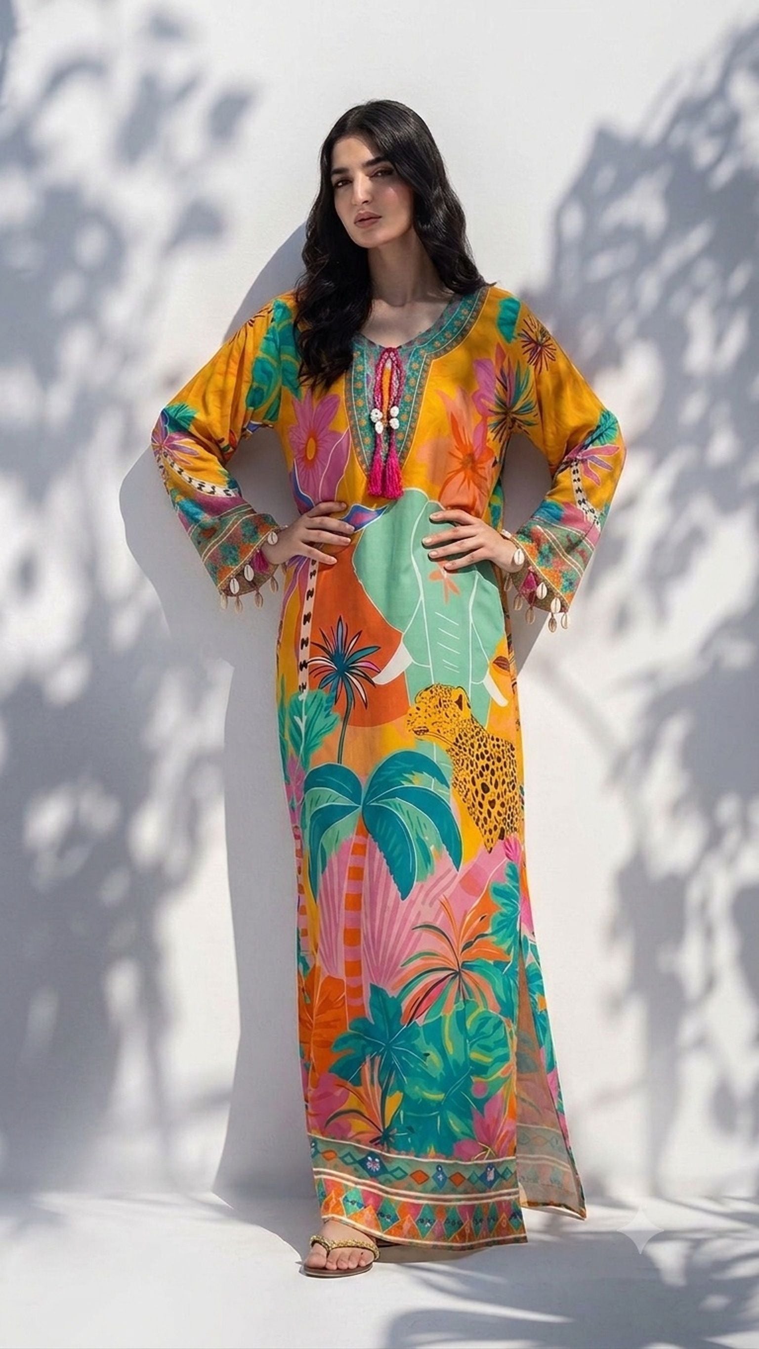 Sol Printed Kaftan