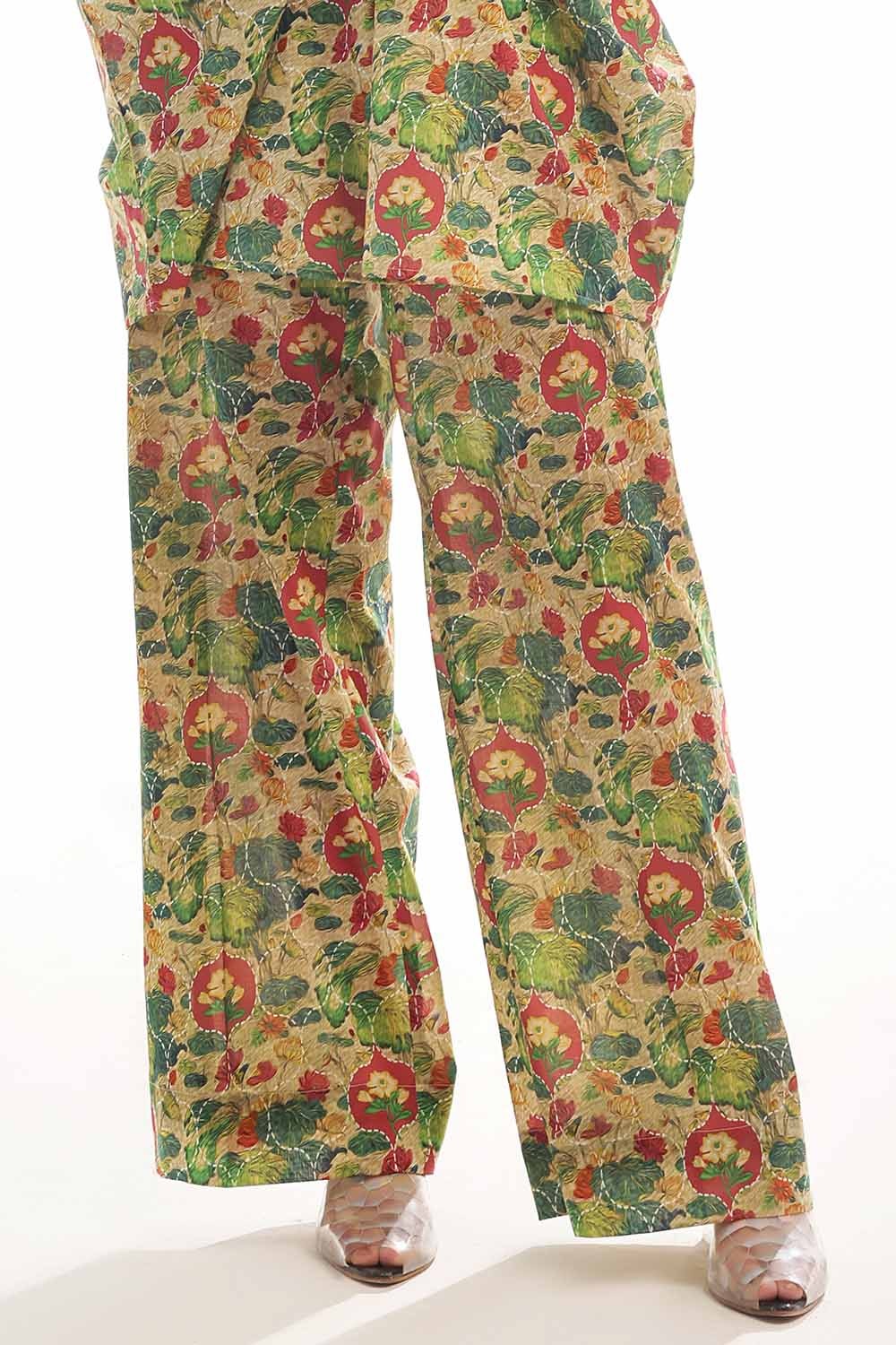 1 Piece Unstitched Printed Lawn Shirt