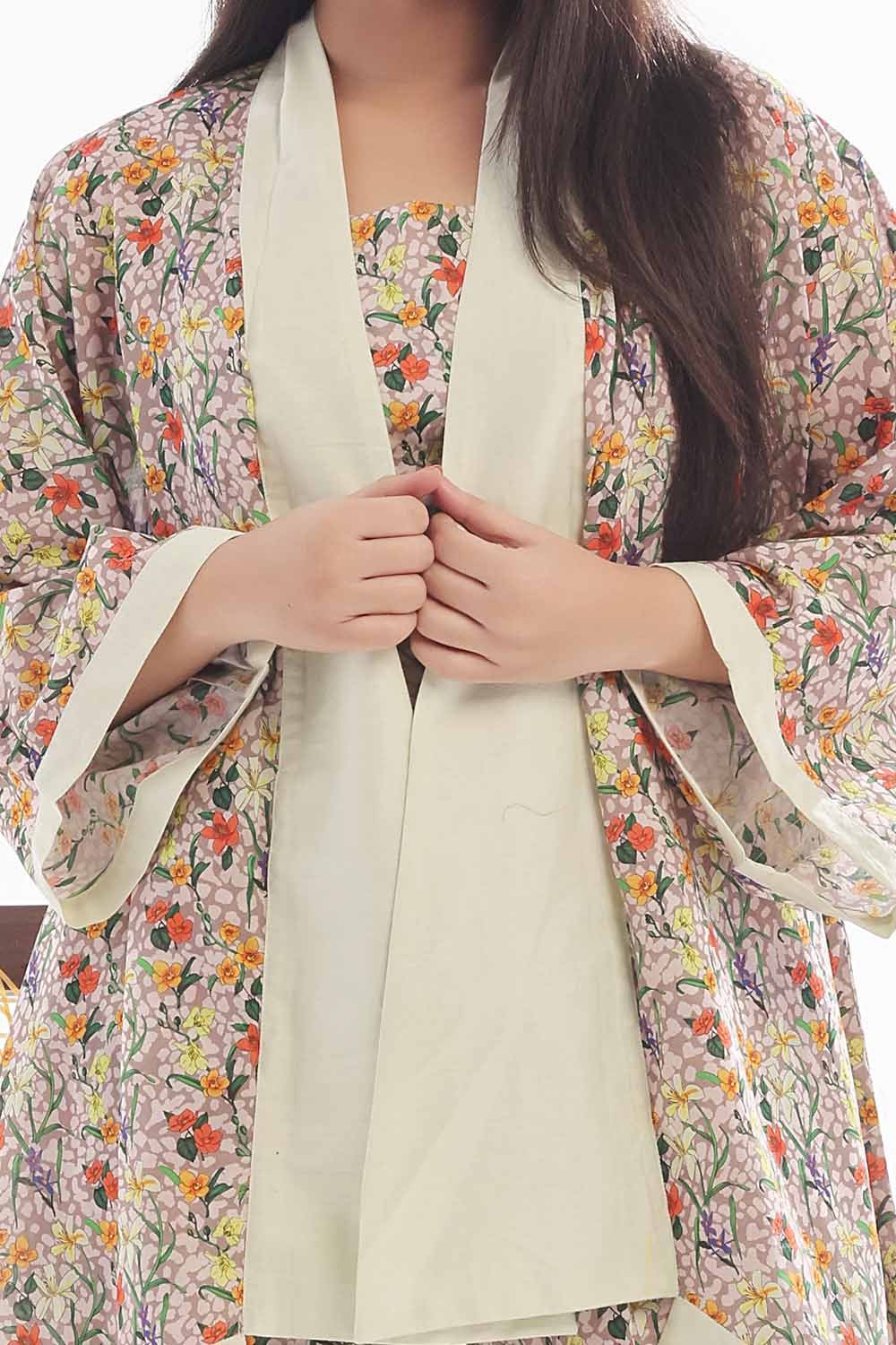 1 Piece Unstitched Printed Lawn Shirt