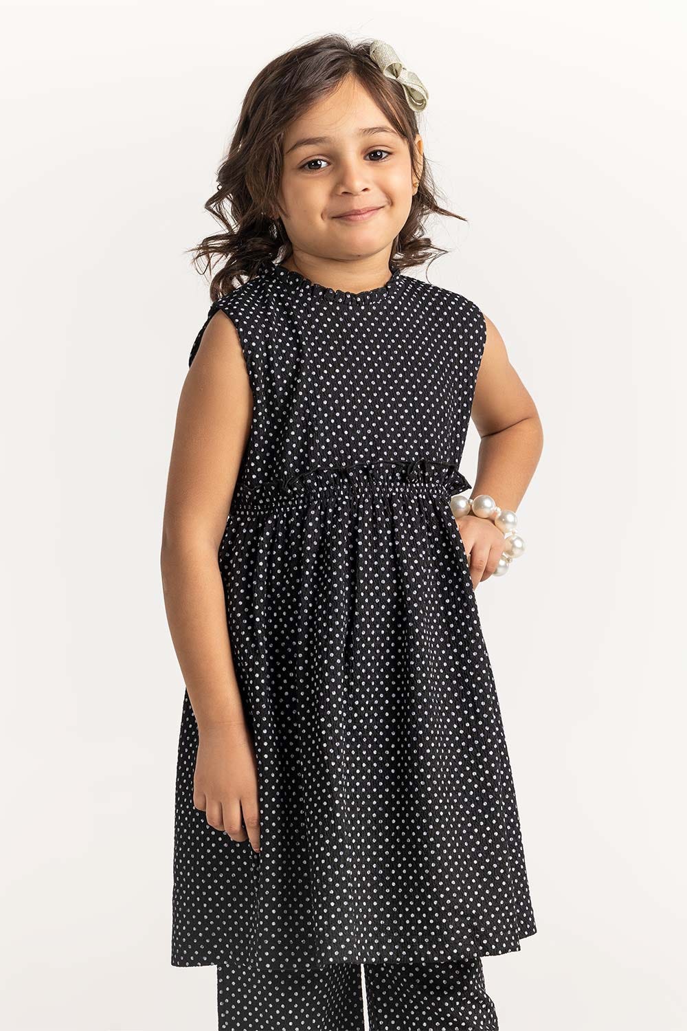 Sleeveless Textured Dress